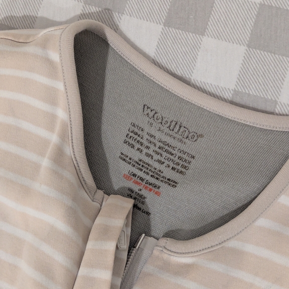 Gray Striped Kids Pajamas - Picture 3 of 4